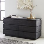 Emmerson® Modern Reclaimed Wood 6-Drawer Dresser - Ink Black | west elm