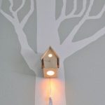 Avery Wall Hanging Birdhouse Lamp - Modern Baby Nursery Lighting