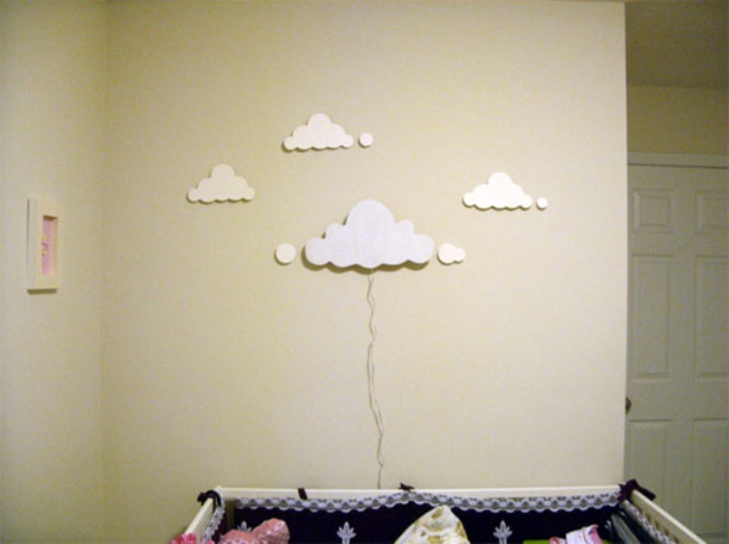DIY Cloud Wall Night Light For A Nursery Room | Kidsomania