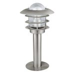 Eglo 30182 | Mouna Outdoor Stainless Steel Pedestal Light 400mm