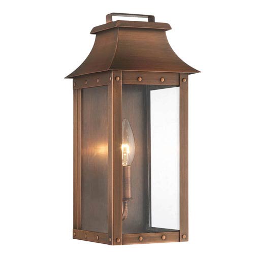 Acclaim Lighting Manchester Copper Patina One Light Outdoor Wall
