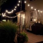 Very detailed instructions for hanging Outdoor String Lights. The