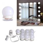Hollywood Style LED Vanity Mirror Lights Kit with 10 Dimmable Light
