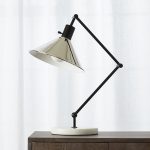 gris marble base table lamp + Reviews | CB2