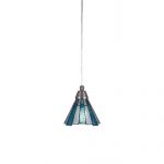 Toltec Lighting Any Brushed Nickel One Light Mini Pendant With Sea