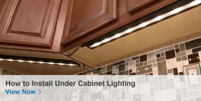 Ideas, Under cabinet lights : Pictures