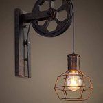 Creative Retro Industrial Style Wall Lights Loft Style Lifting