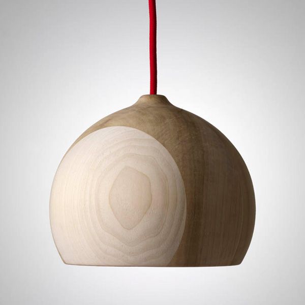 Acorn Wood Pendant Light For Unique Wooden Pendant Light Design For