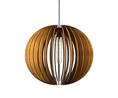 Thr3e Lighting Globe Pendant Wood Light - Wood Pendant Chandelier