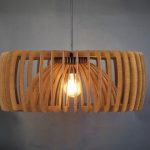 Wood ceiling light | Etsy