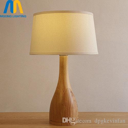 Universally applicable: wood table lamps
