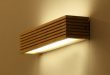 Modern Japanese Style Led Lamp Oak wooden Wall Lamp Lights Sconce