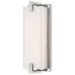 George Kovacs Cubism Chrome LED 12.75 Inch Bath Vanity Fixture P5219