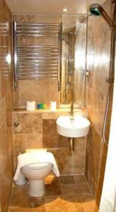 Very small all in one bathroom Great idea for a Mud room