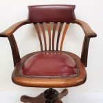 French antique office chair - Art Du Bois - ca. 1920