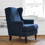 SoMa Delancey Petite Wingback Upholstered Armchair