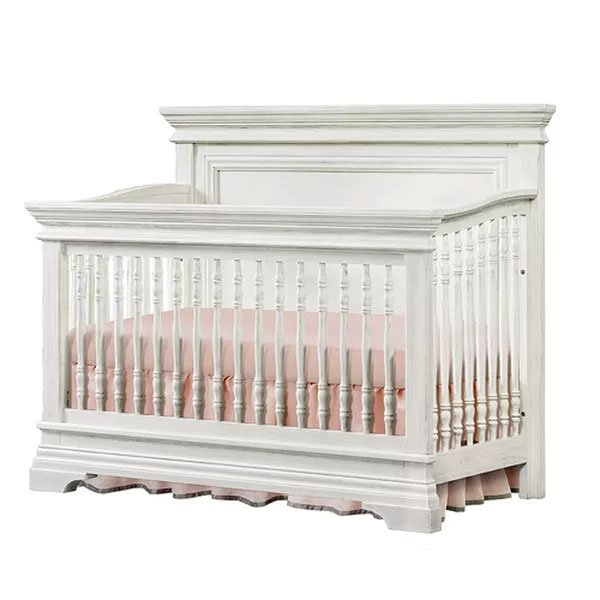 Classic Traditional White 4-in-1 Convertible Crib - Olivia | RC