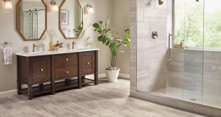 bathroom flooring in vinyl sheet - B6325 Duality Premium Collection