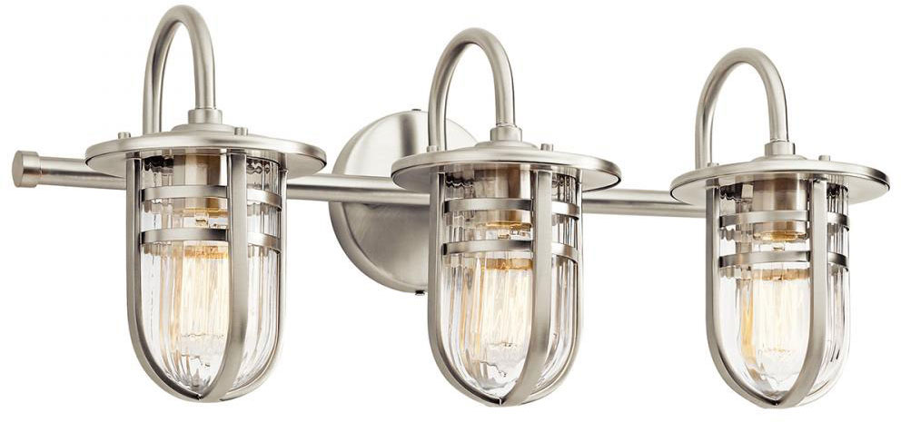 Ideas Bathroom Light Fixtures Brushed Nickel : Decoration With