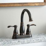 Centerset bathroom sink faucets