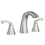 Moen Lindor Spot ResistBrushed Nickel 2-handle Widespread WaterSense Bathroom  Sink Faucet with Drain