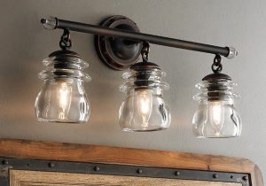 24 Rustic Bathroom Vanity Lights Ideas | Bathroom Ideas | Bathroom