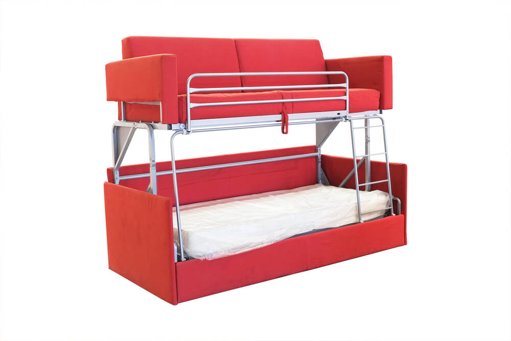 bunk bed sleeper sofa comboa