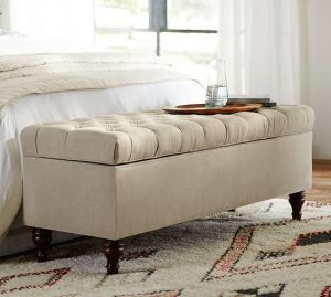 Lorraine Tufted Storage Bench