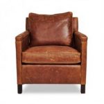 Irving Place Heston Leather Chair by ABC Home and Carpet