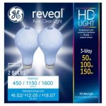 GE Reveal 50/100/150-Watt 3-Way Incandescent Light Bulb : Target