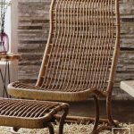 The Anders High Back Wicker Chair