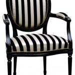 black and white striped chair. gonna do one of these, too.