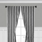 Black and White Stripe Curtain Panels Window Treatments Black Stripe  Curtains Custom Drapery Panels Modern Home Decor Drapes