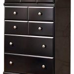 Ashley Furniture Signature Design - Shay Chest of Drawers - 5 Drawer  Dresser - Almost Black