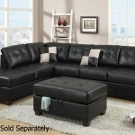 Black Leather Sectional Sofa - Steal-A-Sofa Furniture Outlet Los Angeles CA