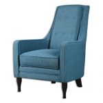 Uttermost Katana Peacock Blue Armchair