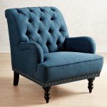 Chas Pierformance™ Twill Baltic Blue Armchair