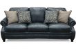 Classic Traditional Navy Blue Leather Sofa - Admiral | RC Willey Furniture  Store