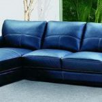 2018 trendy blue leather sofas for bright homes