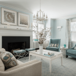 Light Blue Living Room Chair