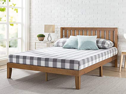 Amazon.com: Zinus Alexia 12 Inch Wood Platform Bed with Headboard