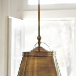 Sloane Single Shop Pendant Lamp, Antique Brass | Williams Sonoma