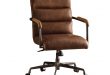 ACME Furniture Harith Retro Brown Top Grain Leather Office Chair