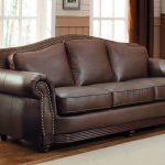 Homelegance Midwood Bonded Leather Sofa - Dark Brown 9616BRW-3 |  Traveller Location