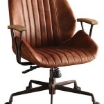 Hamilton Top-Grain Leather Office Chair, Cocoa