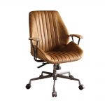 ACME Furniture Hamilton Coffee Leather Top Grain Leather Office Chair
