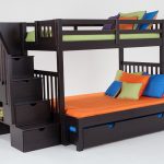 bunk beds for kids keystone stairway twin/full bunk bed with perfection  innerspring mattresses and