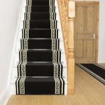 Image is loading Key-Black-Stair-Carpet-Runner-For-Narrow-Staircase-