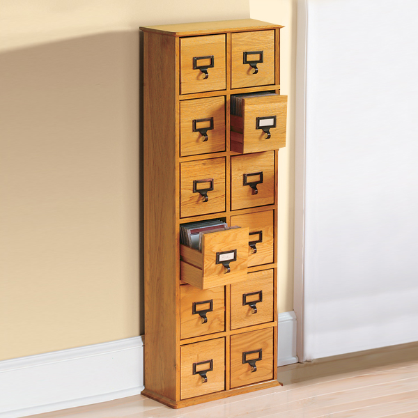 Library CD Storage Cabinet - 12 Drawers | 11 Reviews | 4.45 Stars