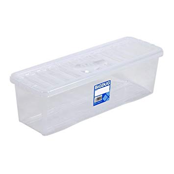 Clear CD Storage Box To Hold 52 CD's Home Archive Storage Box